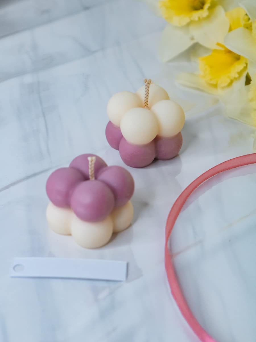 Marturii Botez lumanare Bubble  - simpla